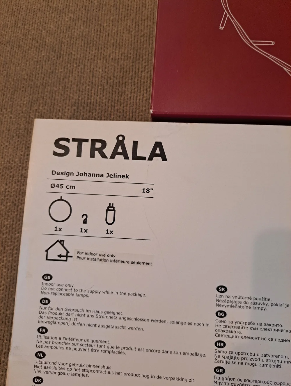 2 STRÅLA LED pendant lamps from IKEA.  11
